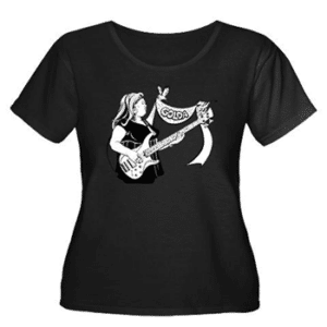 Plus Size Women's Tee Shirt (Black)